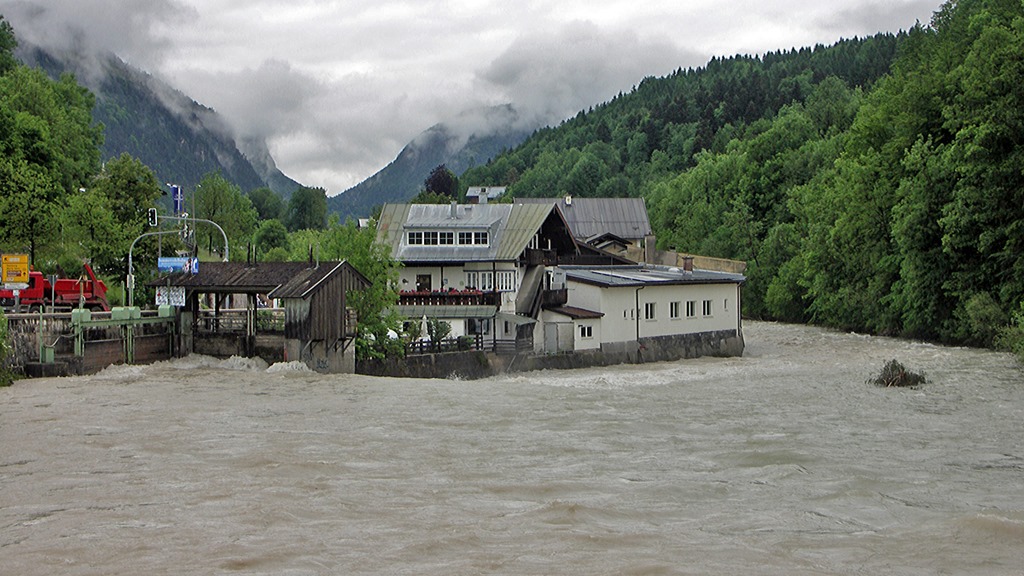 Berchtesgaden Konigssee Gps Hochwasser Verkehr Wandern Patchwork Family Kramer Wiehle